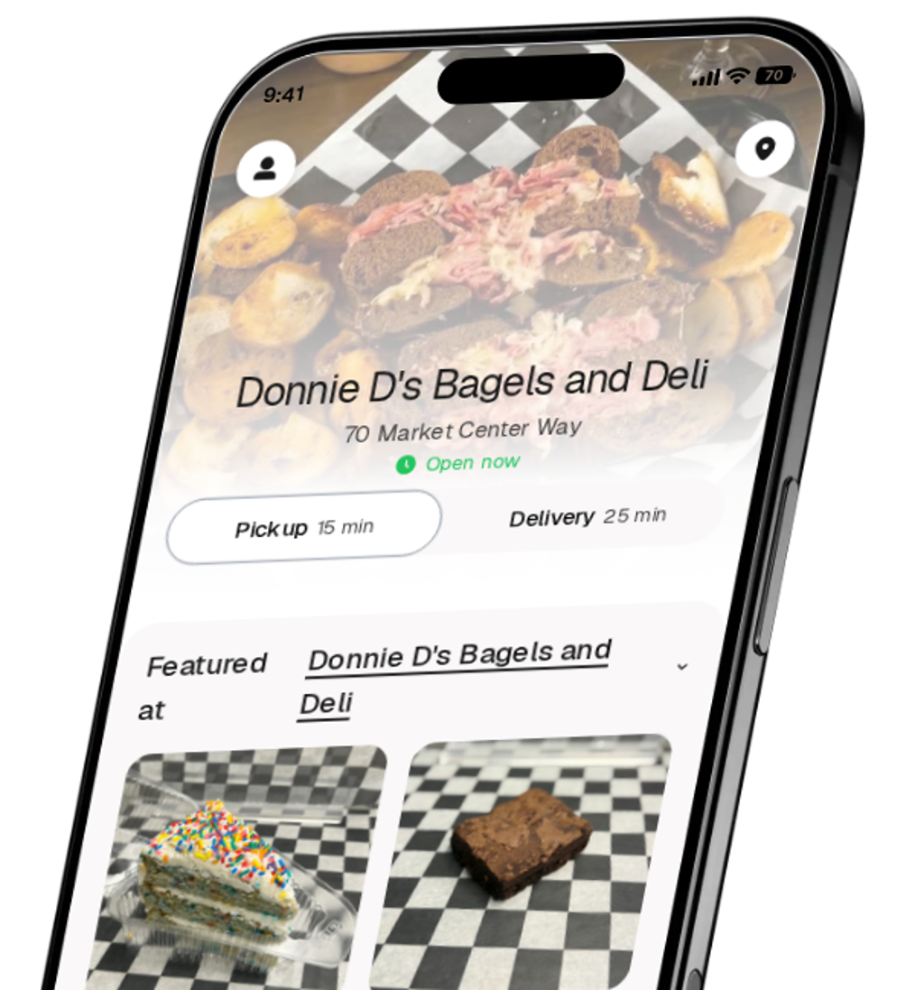 Donnie D's Bagels and Deli app preview