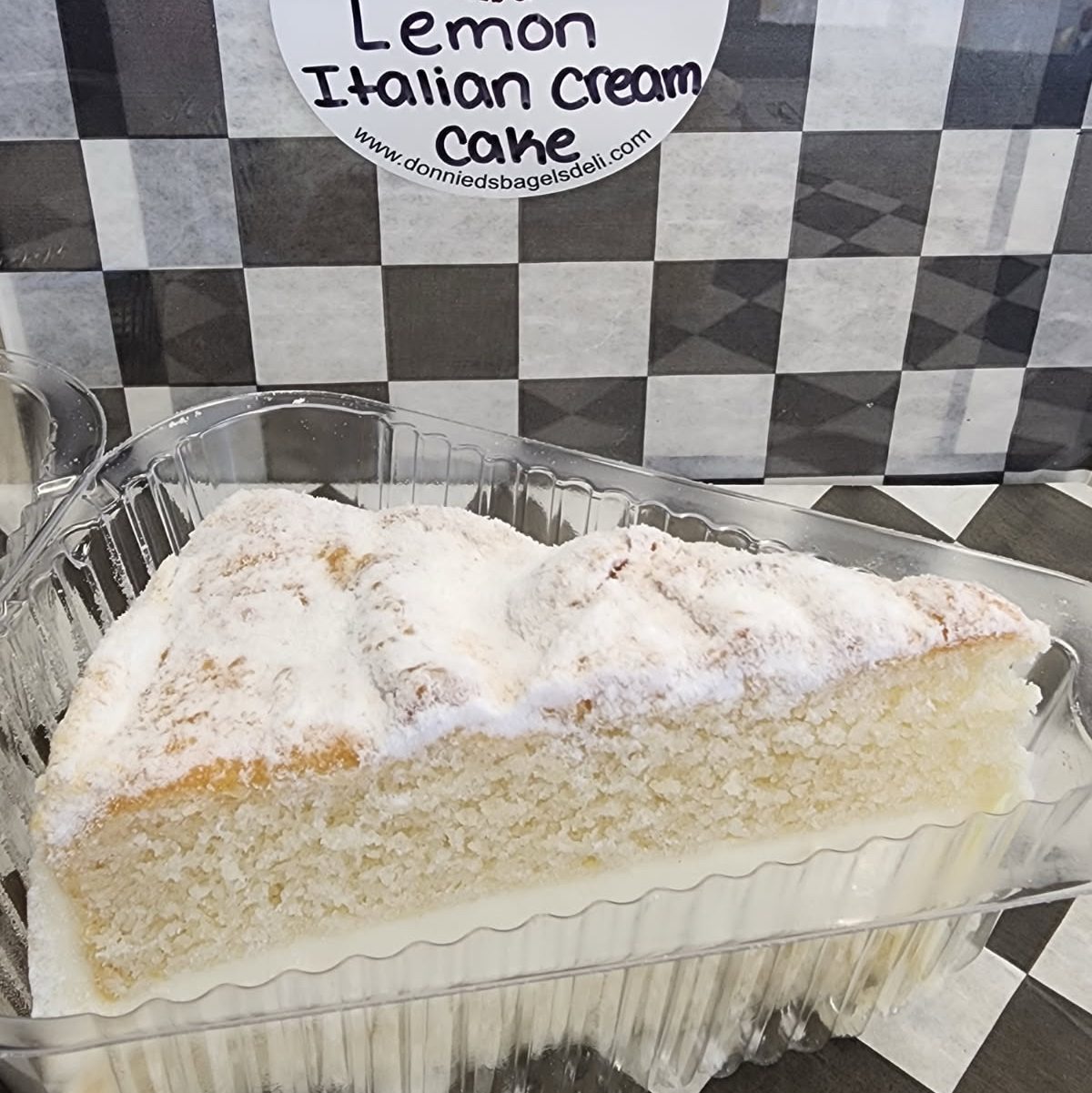 Lemon Italian Cream Cake.