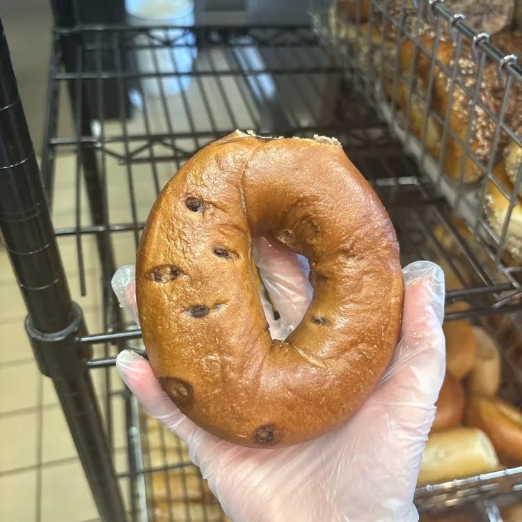 Chocolate Chip Bagel.