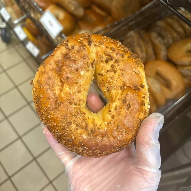 Garlic Bagel.