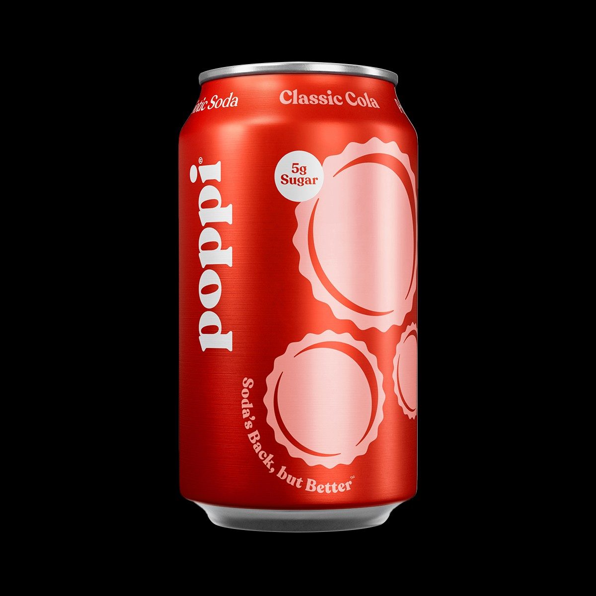 Poppi Classic Cola - 12oz Can.