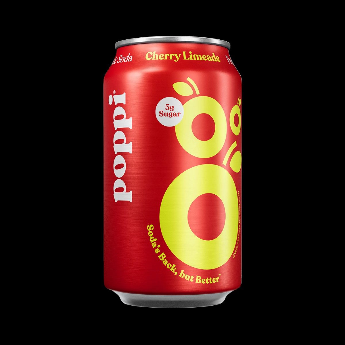 Poppi Cherry Limeade - 12oz Can.