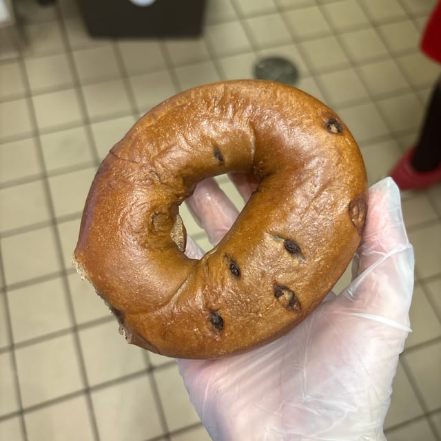 Chocolate Chip Bagel.