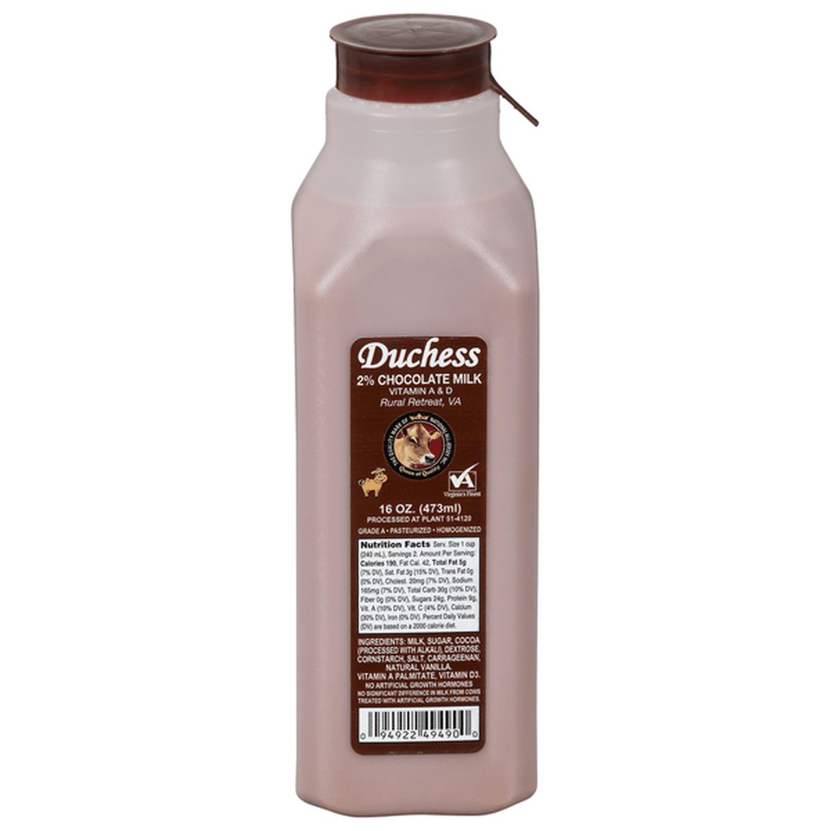 Duchess Chocolate Milk.