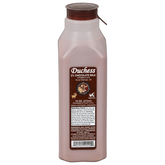 Duchess Chocolate Milk.