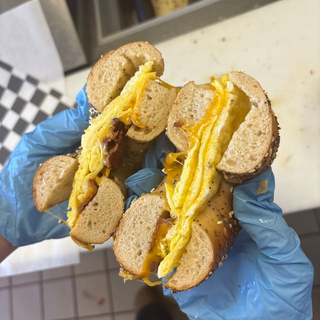 #1 Sandwich Bacon, Egg, Cheese.